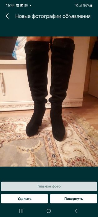 Зимние и демесезонные сапоги.