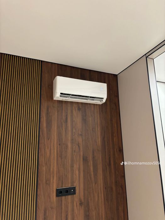 Устоновка кондиционера во время роботу