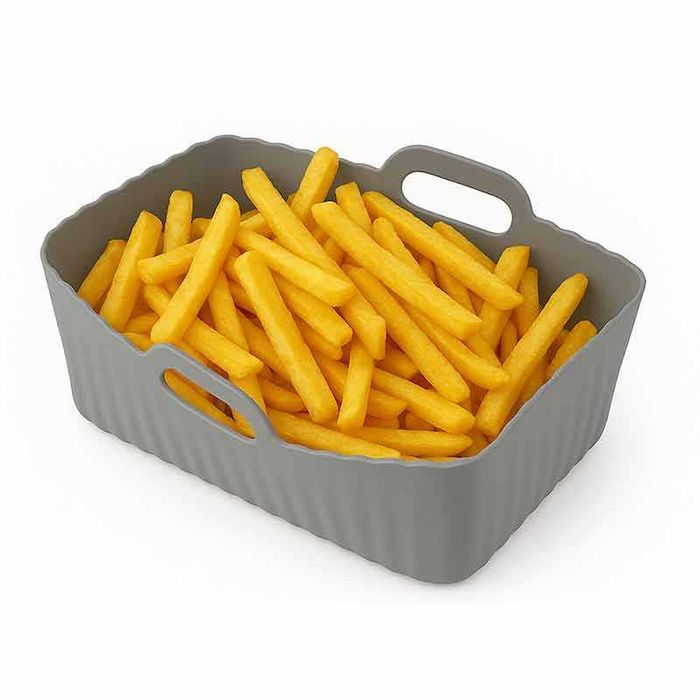 Силиконова форма за фритюрник / еърфрайър air fryer без мазнина