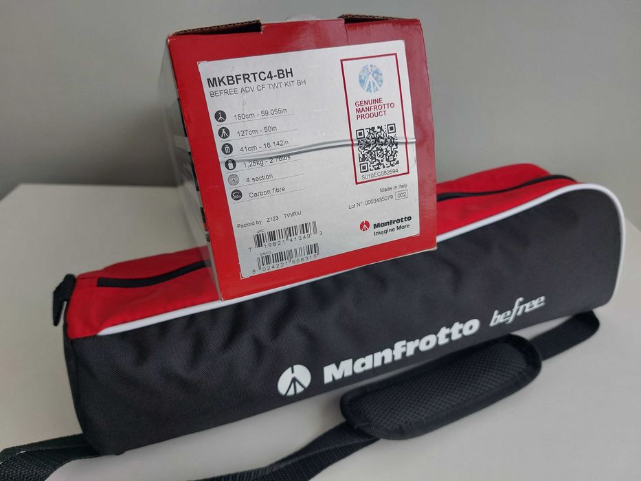 Чисто Нов Карбонов статив Manfrotto Advanced MKBFRTC4-bh