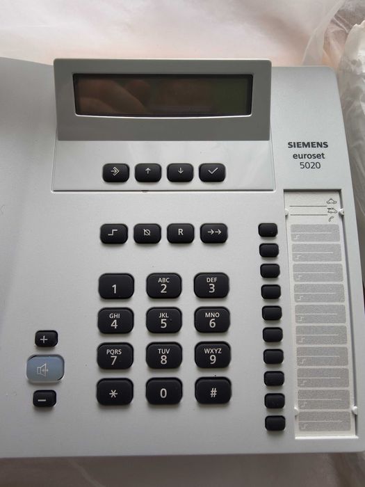 Telefon fix analogic, model Siemens Euroset 5020, gri. Nou!