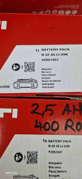 Hilti autofiletanta cu acumulator