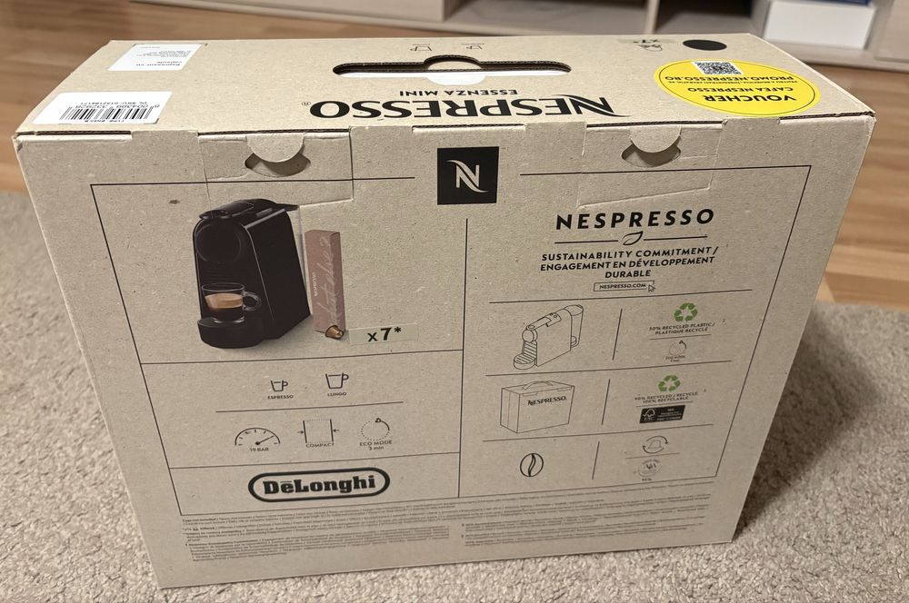 (SIGILAT) Espressor Nespresso by DeLonghi ESSENZA MINI
