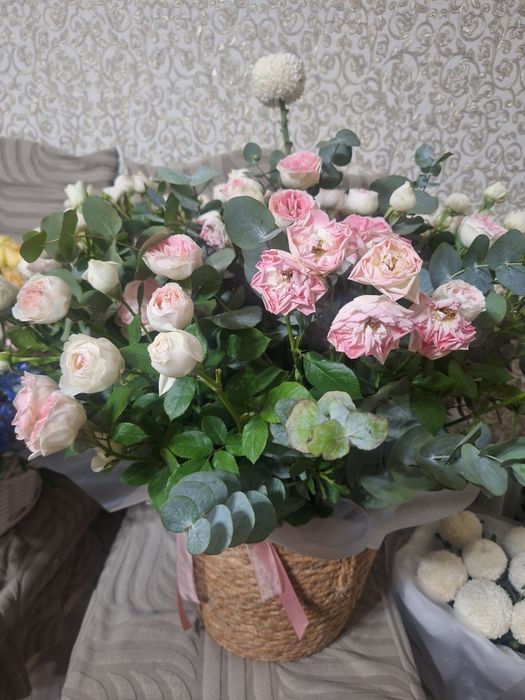 Цветы. Корзина Букет