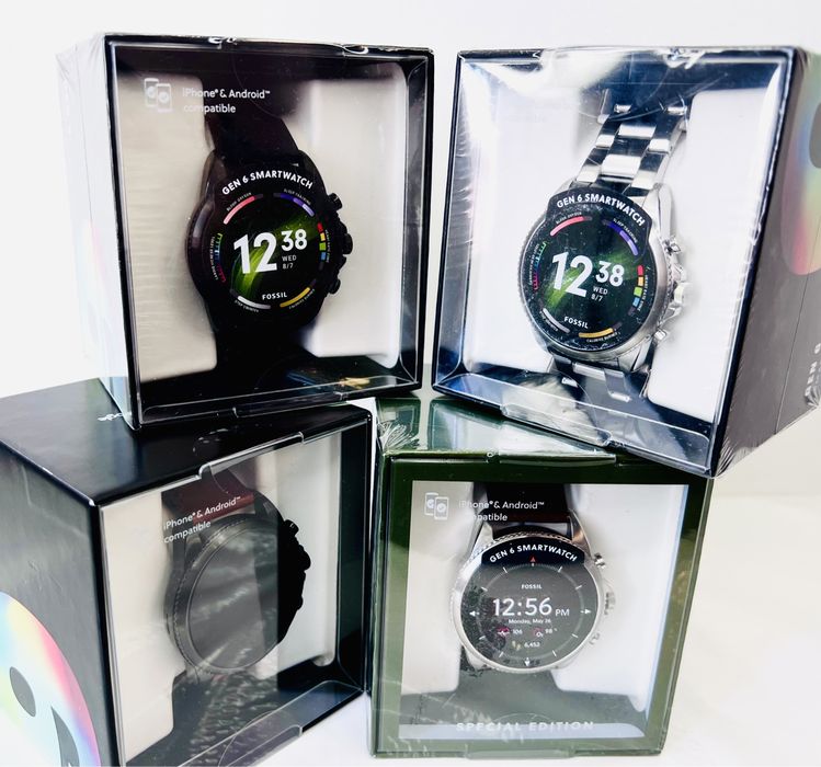 ПРОМО! Смартчасовник Fossil Gen 6 Brown / Black / Gray Гаранция!