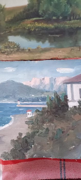 Картинки маслом старинные