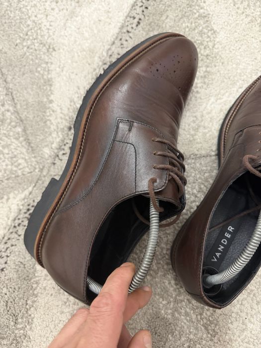 Pantofi din piele naturala maro