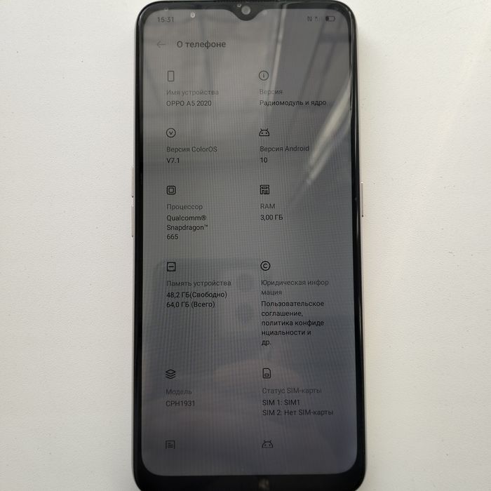 Продам телефон OPPO A5