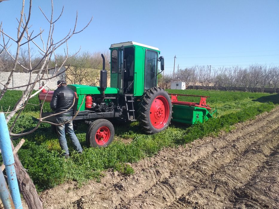 Traktor  oʼt oʼradigon jatka T28ga terilgan