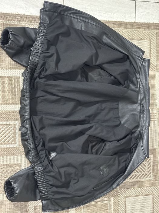 Кожанка черная  Zara