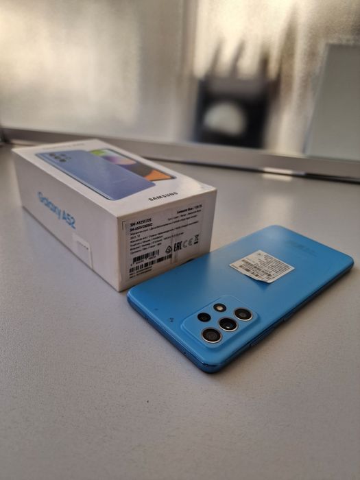 Samsung A52 128GB Blue. 7 kun kafolat.