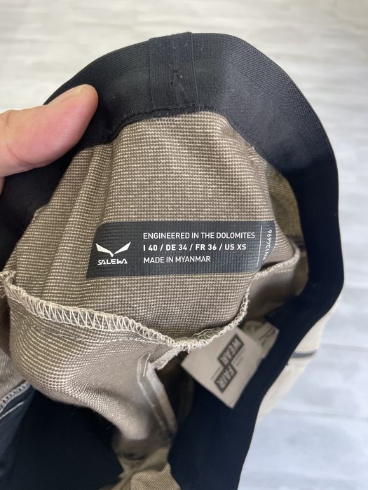 Pantaloni Salewa S dama alpinism elastici