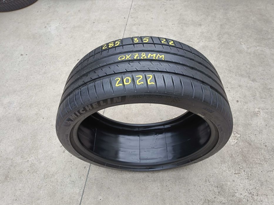 O anvelopa vara 285 35 22 michelin pilot sport 4S cu 7,8 mm dot 2022