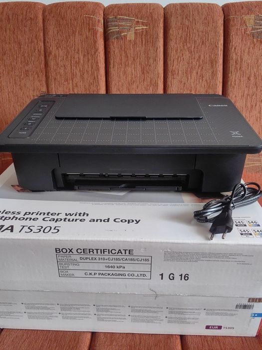 Imprimanta inkjet color Canon PIXMA TS305, A4