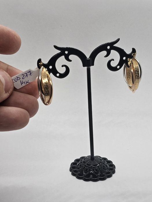 Vand cercei din aur 14 k 4.27 g cod 277