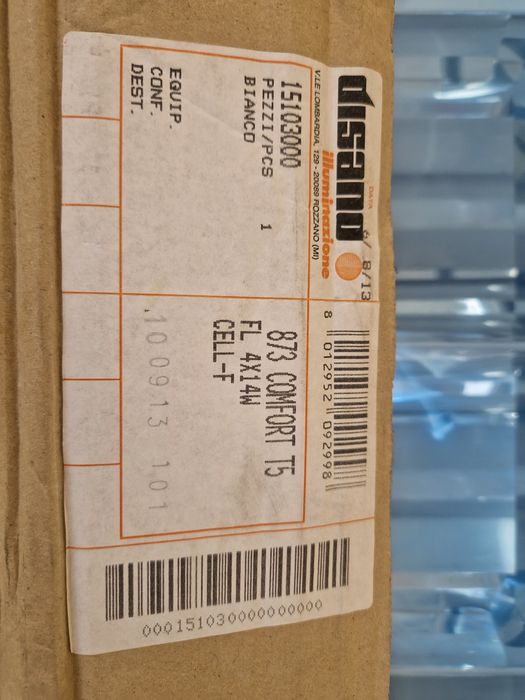 Corp iluminat Disano Italia+ 4 tuburi neon