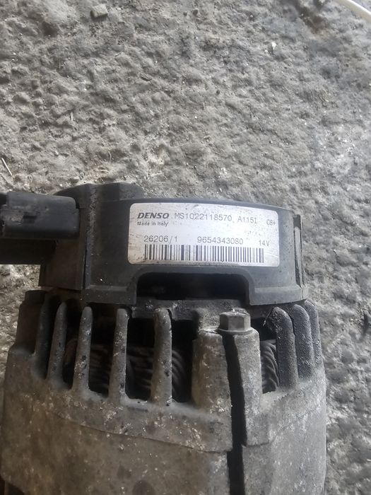 Alternator Peugeot 207 1.4 , 1.6 benzina cod : 9654343080
