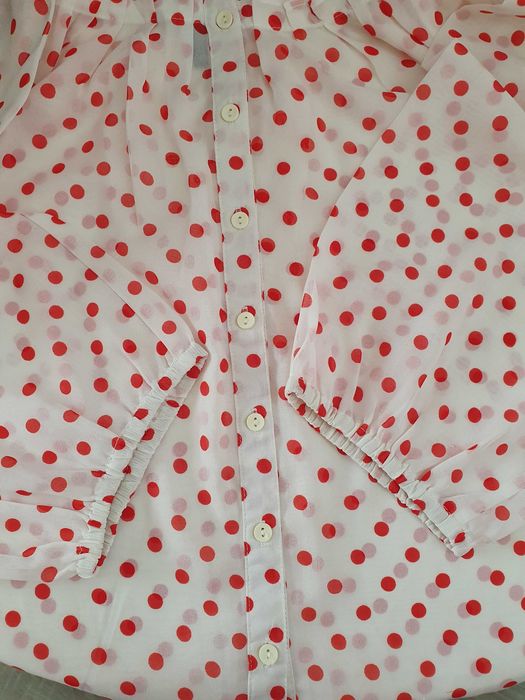 Bluza cu buline maneci lungi