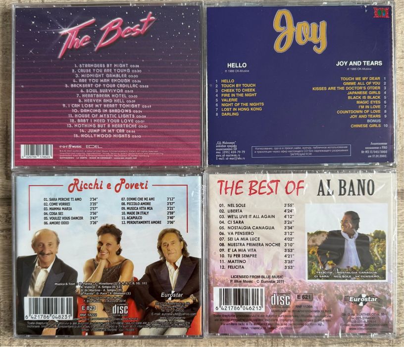 Pachet cd-uri Italo-disco - Bad Boys Blue/Blue System/CC Catch/Joy