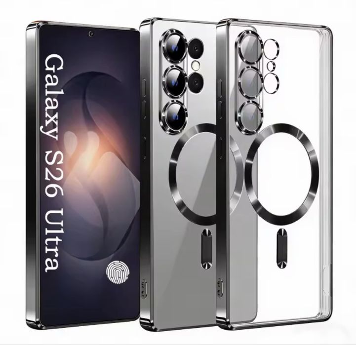 Samsung S26 S26 PLUS S26 ULTRA Husa Tpu Magnetica Lucioasa Protectie Camera