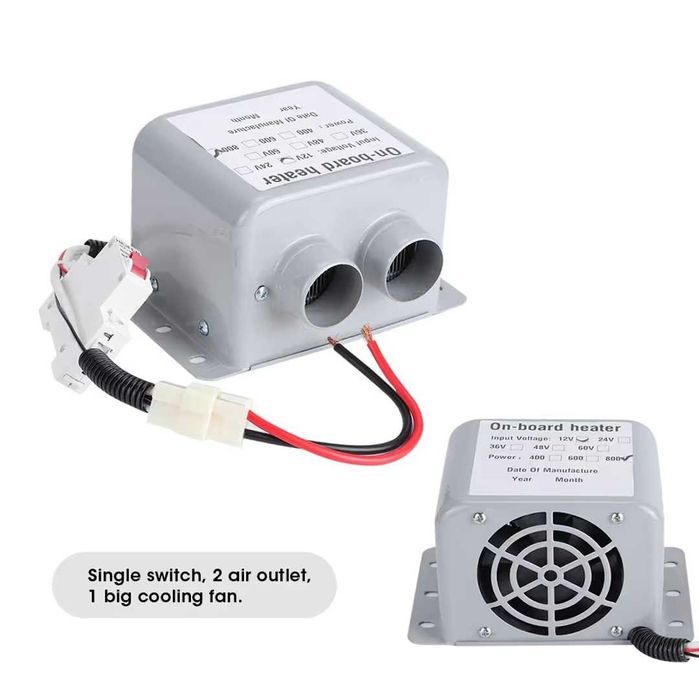 Incalzitor/Dezghețător parbriz 2-aerisiri încălzire rapidă 5s 12V 800W – 12V 800W