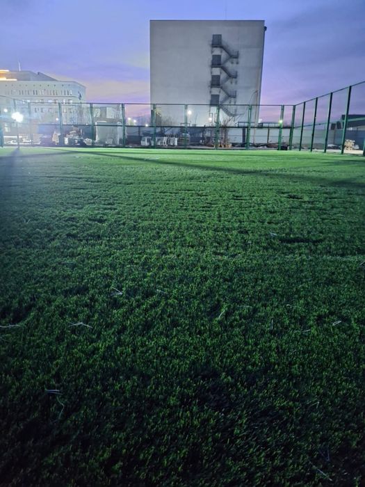 Брусчатка төсейміз, газон