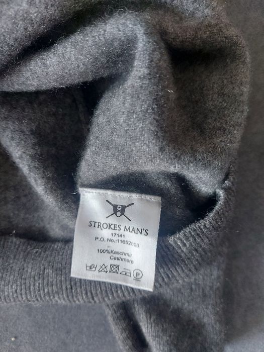 Pulover STROKES MAN'S 100% cașmir pentru bărbați, mărimea XS