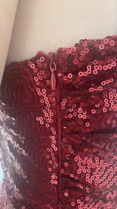 Rochie maxi cu paiete