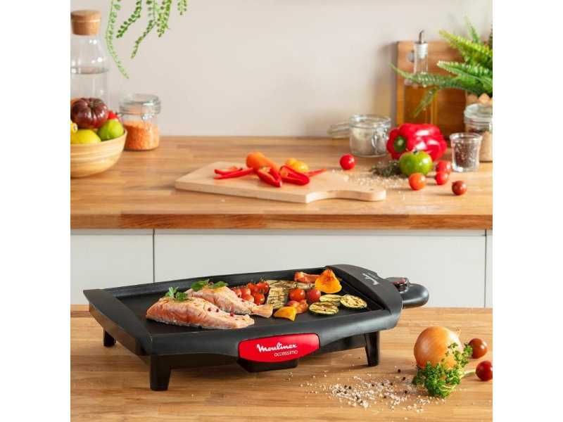 Електрическа Грил Плоча за Скара Барбекю Moulinex Accessimo CB560811 1800W