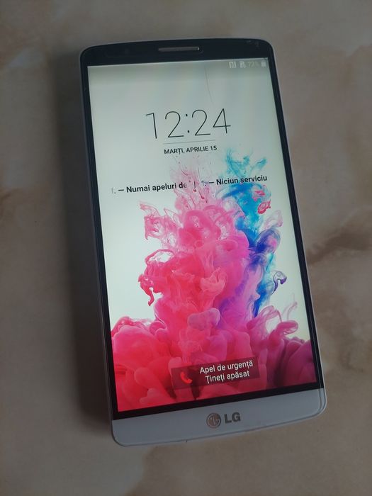 Vând LG G3 varianta pe alb NEcodat, fără probleme + țiplă //poze reale