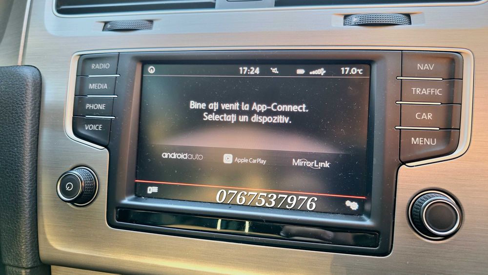 AppConnect Waze Apple CarPlay/Android Auto Volkswagen Golf 7,Passat B8
