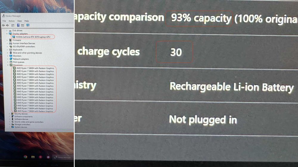 RTX 3070 8GB/Ryzen 7 5800H/32GB RAM/1TB NVME/16 165hz/Lenovo Legio 5 Pro