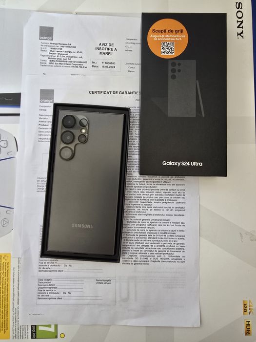 Samsung s24 ultra 512gb ca NOU liber de rețea