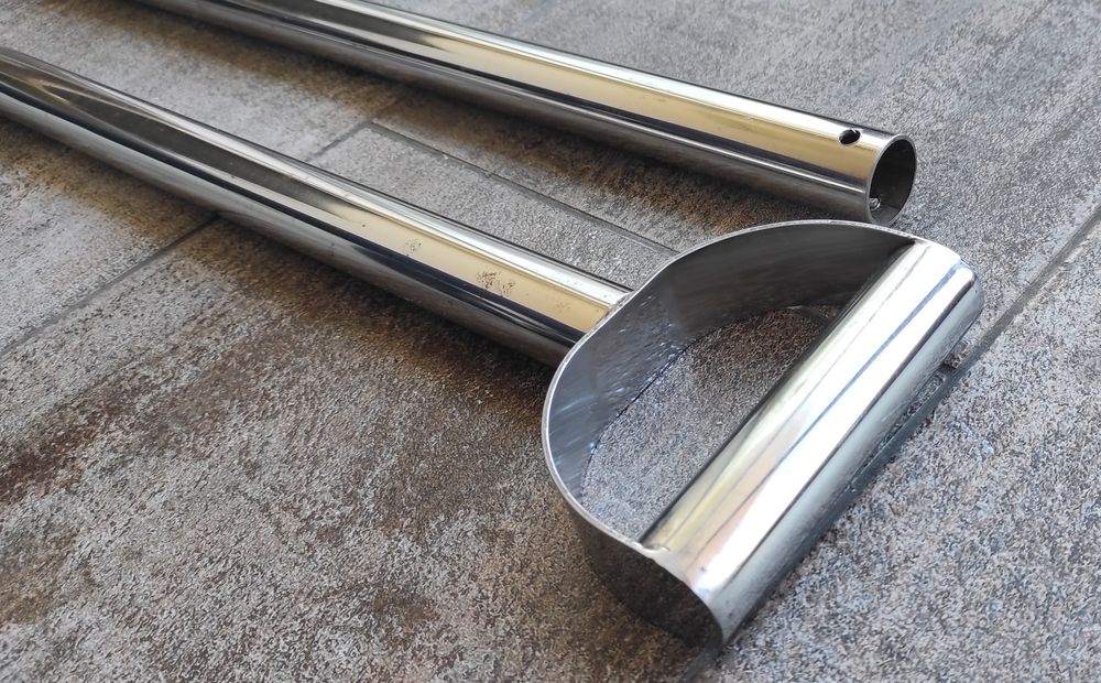 Дръжка, държач за лопата. Тръба от неръждаема стомана Офроуд, off-road