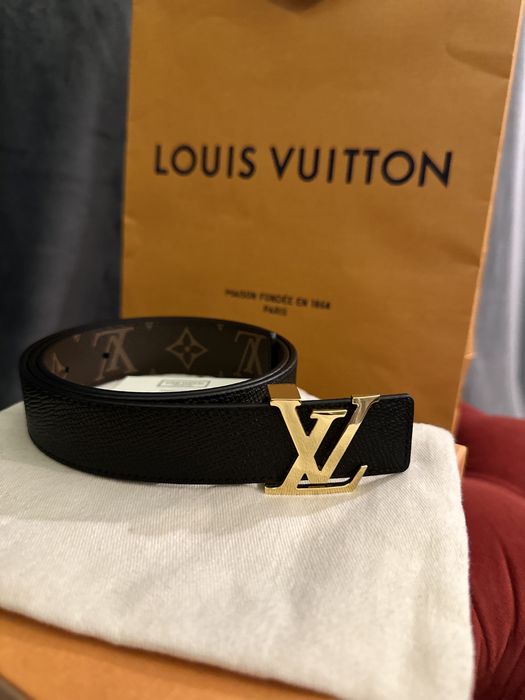 Curea originala Louis Vuitton reversibila LV noua