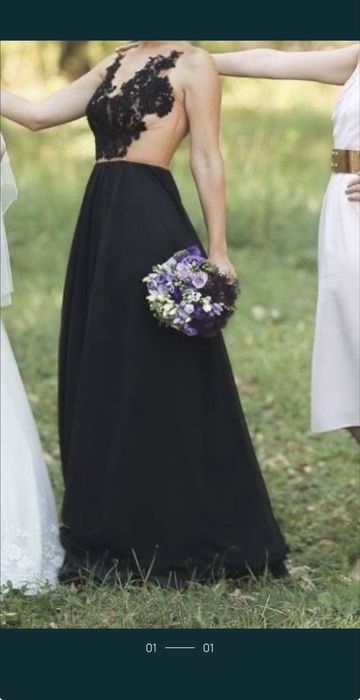 Rochie Ana Radu masura S neagra lunga