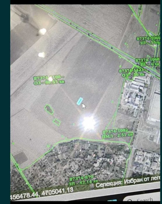 Продава се Парцел в Ямбол, Военен полигон Боровец - 850 кв.м за 3 €/кв.м - Снимка #1