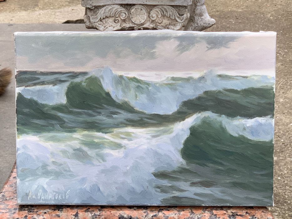 Картина Бурно море от Анатолий Панагонов