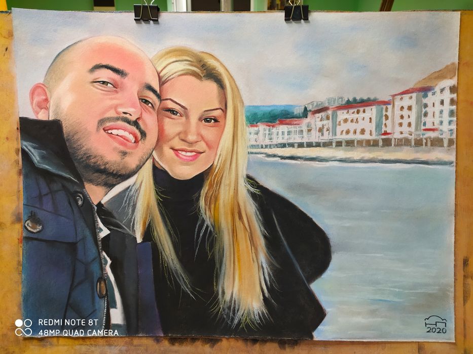 Портрети по снимка / Сух пастел