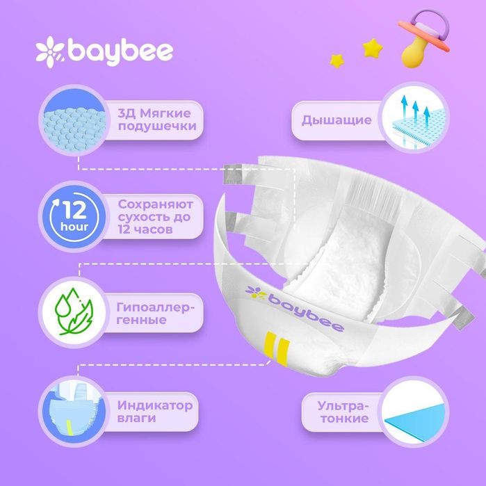 Подгузники Мама Знает, Бейби