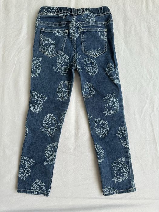 Pulover Zara cu guler si jeggings H&M, 98 cm, 2-3 ani - ca noi