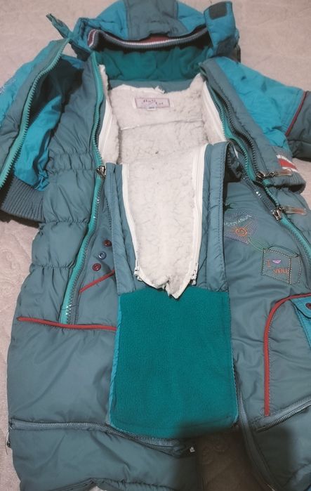 Зимний детский комбинезон