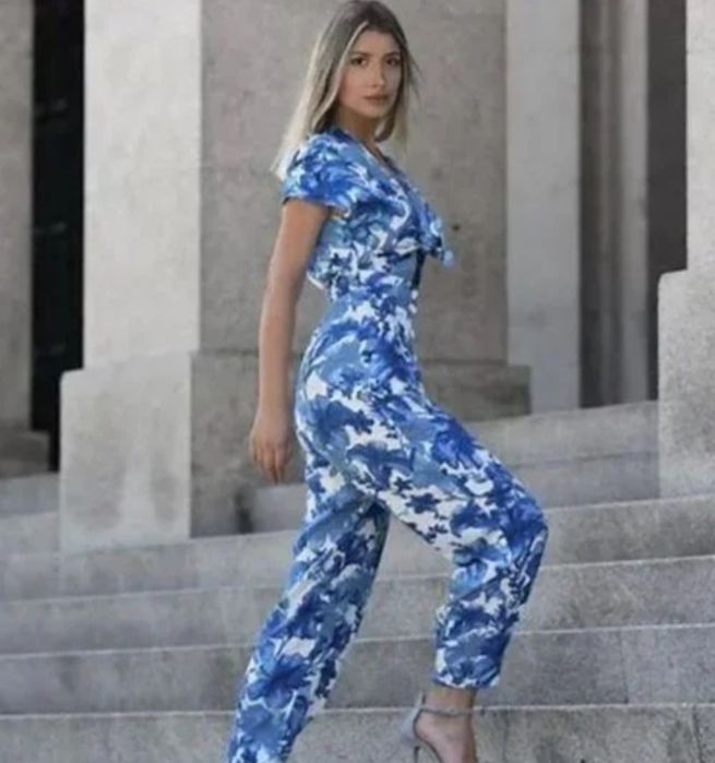 Salopeta Zara, XL, noua cu eticheta, viscoza cu in