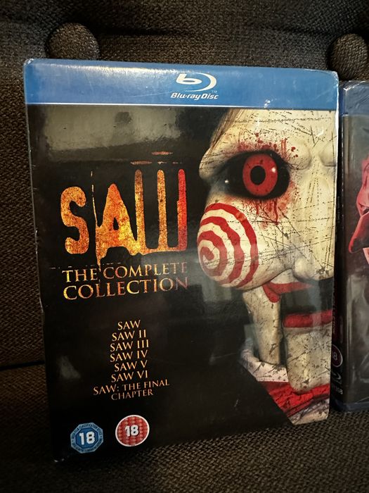 Extreme Horror Blu Ray- Saw Complete edition,Terrifier The Bloody Trio