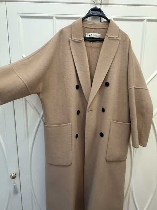 Пальто Zara с содержанием шерсти