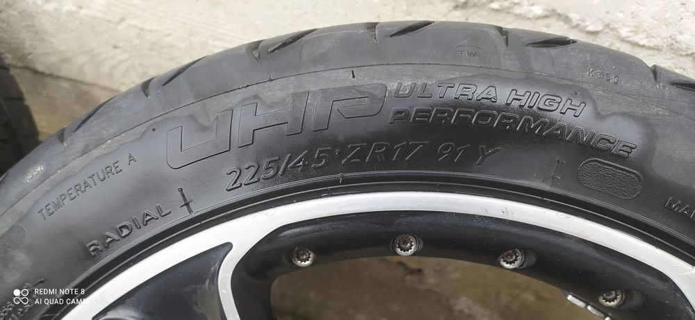 Джанти с хубави летни гуми.5х112/17цола