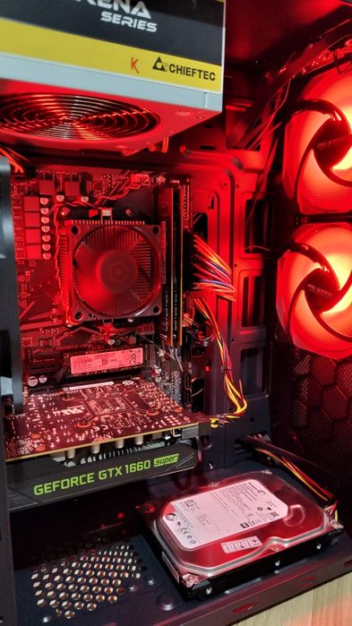 Pc gaming Gtx 1660Super/Ryzen 5 1600AF/16gb ram Gta V Fortnite Cs 2