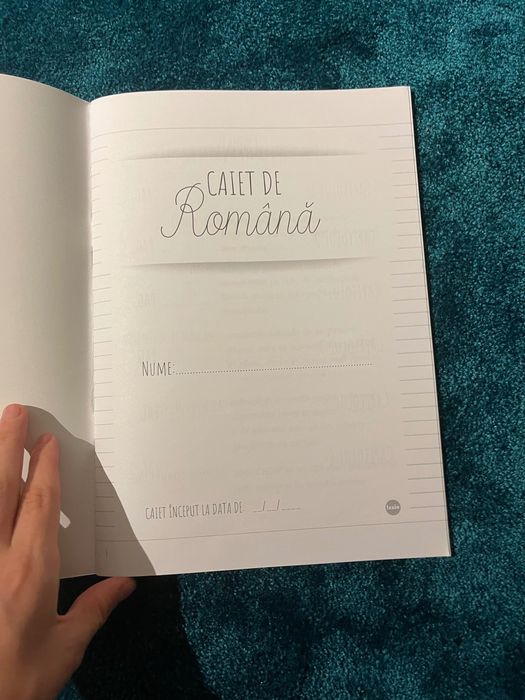 Caiet interactiv de română Izzie Publishing nou nouț