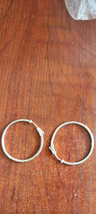 Серьги серебро кольца