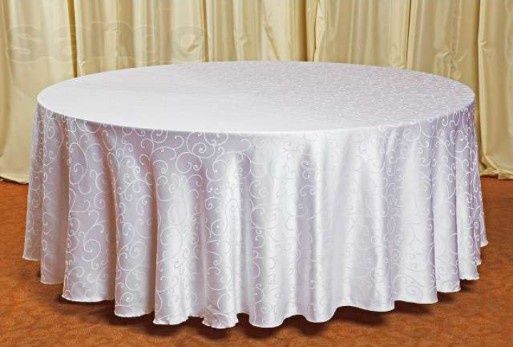 Круглая скатерть до 3.2м. Круглый стол банкетный. Стулья, Чехлы